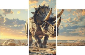 Tablou - Triceratops (90x60 cm)
