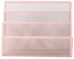 Organizator metalic pentru documente PT LIVING Holder, roz