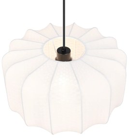 Lampă suspendată Japandi neagră cu alb 40cm - Madleine