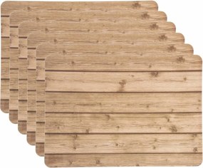 Suport de farfurie Orion UH 43 x 30 cm lemn, set de 6 buc.