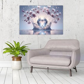 Tablou - Inimă de diamant (90x60 cm)