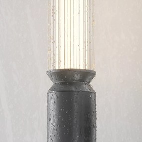 Mini Stalp LED iluminat exterior IP65 Lit grafit H-78,5cm