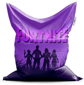 Sac de șezut Classic Fortnite siluetă mov - pentru copii, violet