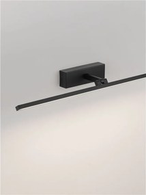 Aplica de perete LED baie IP44 MAREL negru