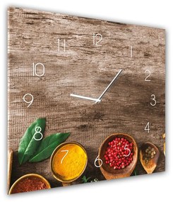 Ceas de perete Styler Glassclock Pepper, 30 x 30 cm