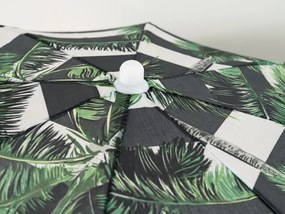 Umbrela de soare PALMA 180 cm, negru-alb