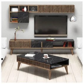 Set Mobila Living MILANO Nuc/Negru