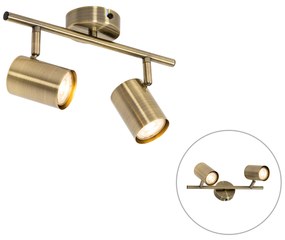 Spot modern bronz reglabil cu 2 lumini - Jeana