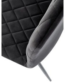 Scaun de dining ORIS, 1 buc., negru