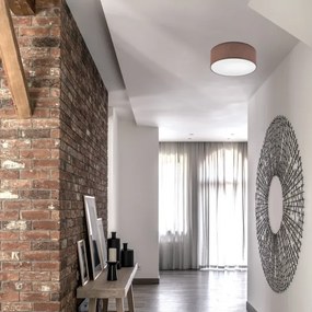 Plafonieră SIRJA DOUBLE 2xE27/15W/230V d. 35 cm maro