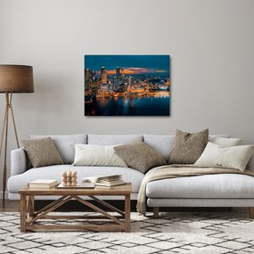 Tablou orașului nocturn (70x50 cm)