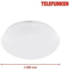 Plafonieră LED pentru baie Telefunken 601206TF LED/15W/230V d. 28 cm