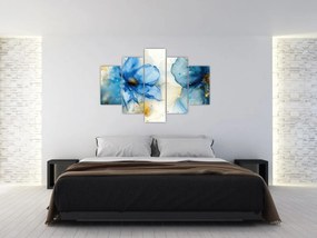 Tablou - Floral, pictură cu cerneală (150x105 cm)