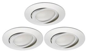SET 3x corp de iluminat LED dimabil pentru baie Briloner 8309-039 LED/5W/230V IP23