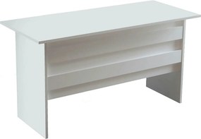 Masa birou 956LCS1103, alb, PAL melaminat, 140x60x74 cm
