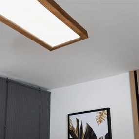 Brilagi - Aplica LED pentru baie WOODY FRAME LED/50W/230V 120x30 IP44 stejar-cireș