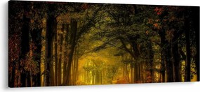 Tablou cu pădure (120x50 cm)