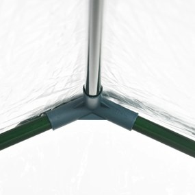 Outsunny Sera Cabina Portabila 6' x 3' x 6', Folie PE, Sera de Gradina cu Cadru de Otel, Usa cu Fermoar, Aerisire Superioara, pentru Flori, Legume, Puieti, Plante Tropicale, Verde | Aosom Romania