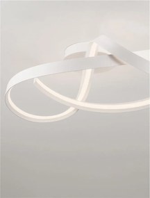 Lustra aplicata LED CCT OLIA aluminiu alb