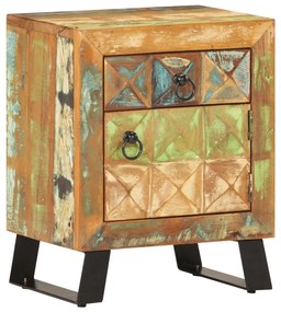 vidaXL Noptieră, 40 x 30 x 50 cm, lemn masiv reciclat