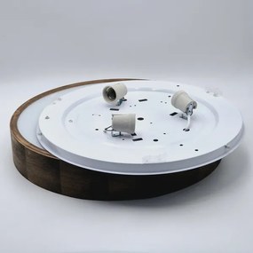 Plafonieră LED Brilagi CARVALHO 3xE27/60W/230V stejar nuc d. 47 cm