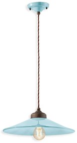 Pendul design retro realizat manual din ceramica si metal COLORS