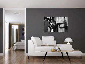 Tablou - Cladiri de sticlă (90x60 cm)