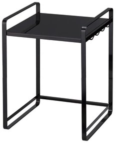 Raft de bucătărie, reglabil, YAMAZAKI Tower, negru