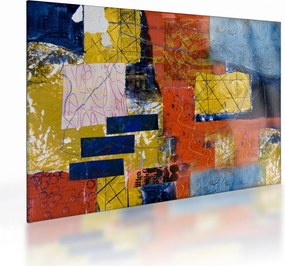 Tablou pe sticlă - Abstract (70x50 cm)