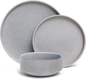 Set 18 vase din gresie Bonami Selection Malia, gri