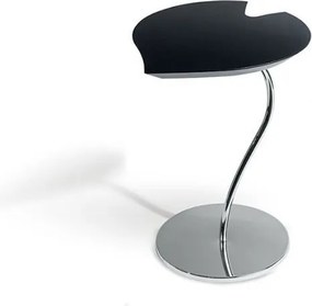 Masuta design LUX cu blat in forma de frunza, LEAF STEEL negru 7511942.96