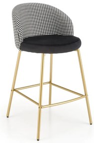 Scaun de bar Bertold, negru