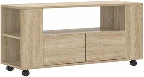vidaXL Comodă TV, stejar sonoma, 102x34,5x43 cm, lemn prelucrat