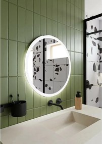 Oglinda cu iluminare led Dubiel Vitrum Niva 80x80 cm