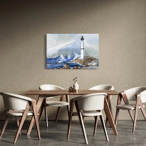 Tablou cu pictura farului (90x60 cm)