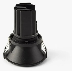 Spot LED incastrabil TULIPA Black recessed downlight 10W 15° 4000K CRI90 dali