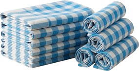 Set 10 bucati laveta CORIVA 50x70 cm albastru deschis