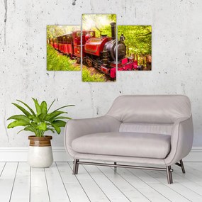 Tablou - Tren cu aburi (90x60 cm)