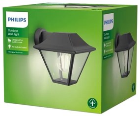 Aplică de exterior ALPENGLOW 1xE27/60W/230V IP44 Philips