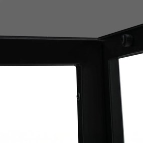 Treva 4+1 set de sufragerie negru-bej