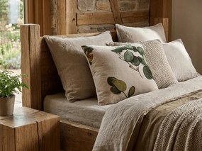 Husa de perna dubla fata DUO SENSE EUCALIA 45x45 cm microplus/flanel, colorat
