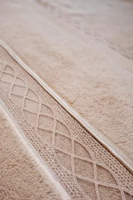 Prosop SELYA cu dantela 50x100 cm Bronz