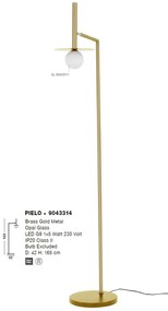 Lampadar/Lampa de podea design modern PIELO auriu