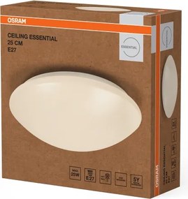 Osram - Plafonieră CEILING ESSENTIAL 1xE27/25W/230V Ø 25 cm albă