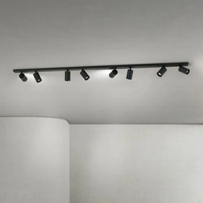Orion - Spot aplicat SEAN 8xGU10/13W/230V negru