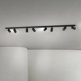 Orion - Spot aplicat SEAN 8xGU10/13W/230V negru