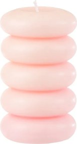 Lumanare coloana MACARON 11,5 cm roz