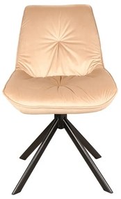 Scaun de bucaterie Boogie, bej/negru