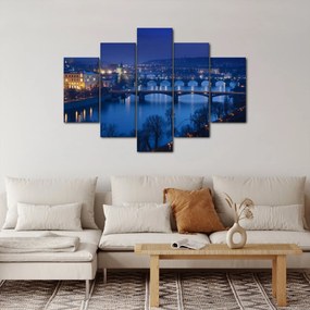 Tablou cu podurile din Praga (150x105 cm)