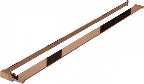 Mexen raft pentru perete de duș cu balustradă pentru prosoape, aur roz - 800-02-60